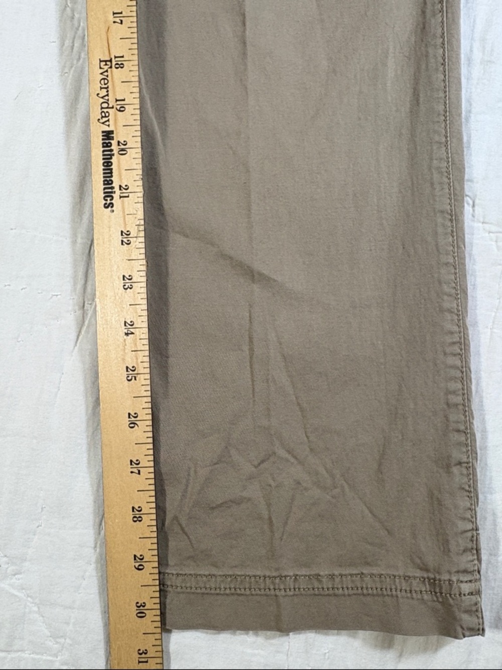 Gorpcore Orvis Everyday Stretch Chino Pants Khaki Tan/Taupe Straight Leg Size 10 - Picture 9 of 12